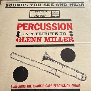 Vintage tribute to Glenn Miller vinyl